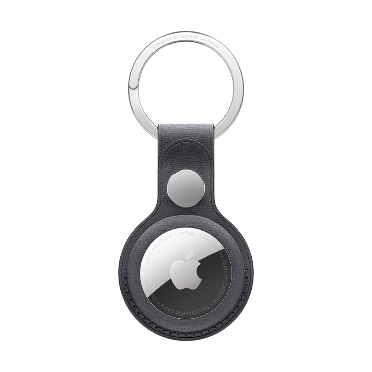AirTag FineWoven Key Ring - Black