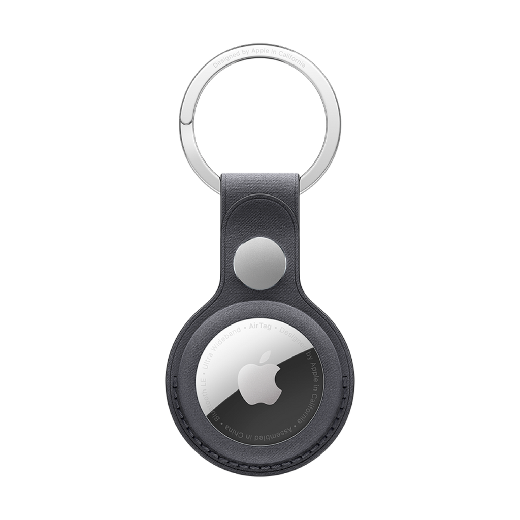 AirTag FineWoven Key Ring - Black