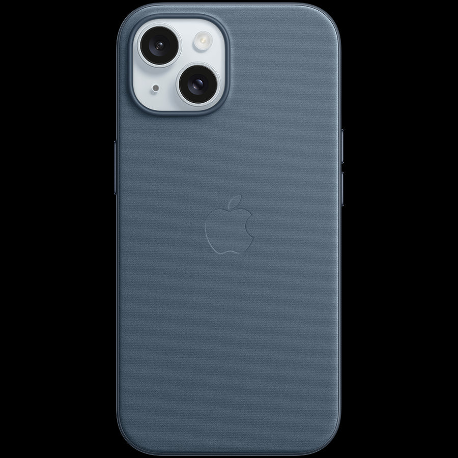 iPhone 15 FineWoven Case with MagSafe - Pacific Blue,Model A3132