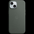 iPhone 15 FineWoven Case with MagSafe - Evergreen,Model A3132
