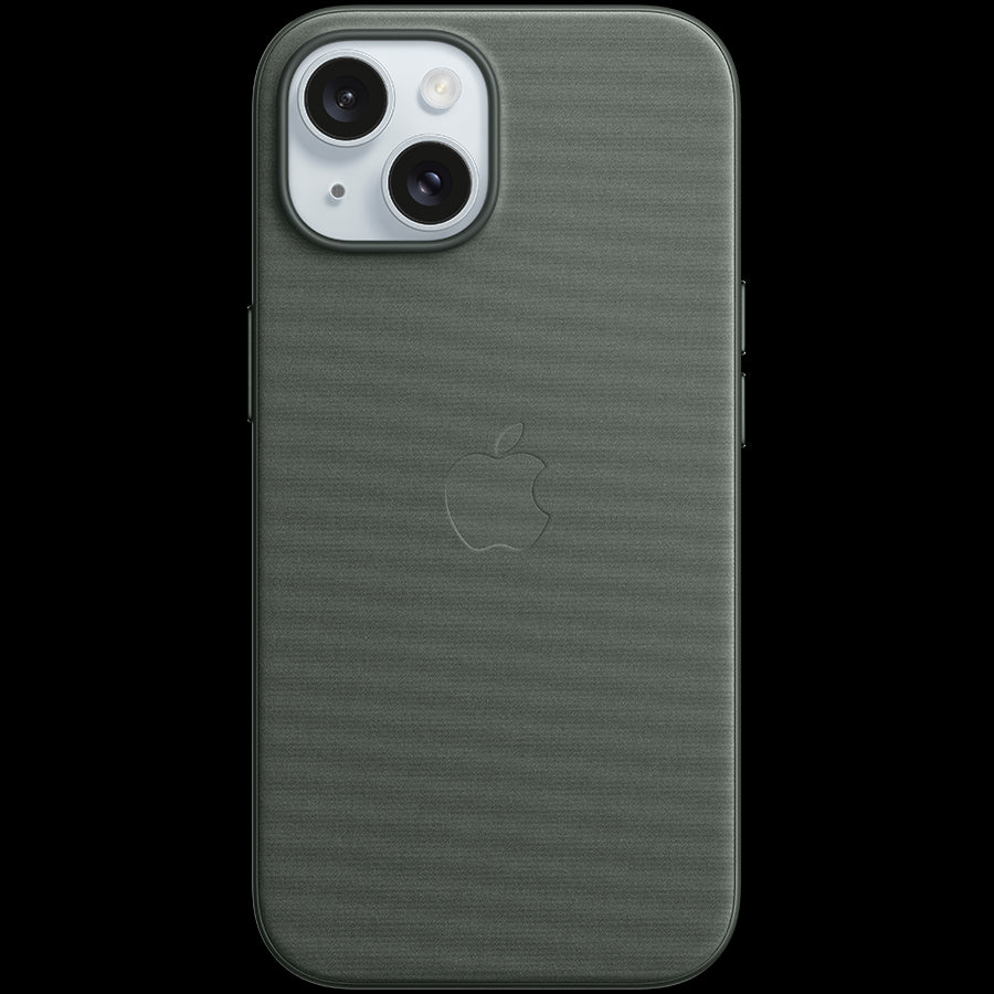 iPhone 15 FineWoven Case with MagSafe - Evergreen,Model A3132