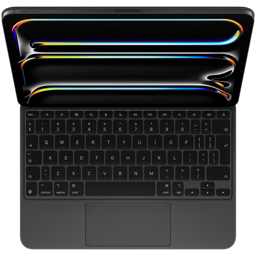 Magic Keyboard for iPad Pro 11_inch (M4) - International English - Black,Model A2975