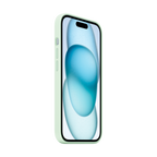 iPhone 15 Silicone Case with MagSafe - Soft Mint,Model A3123