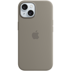iPhone 15 Silicone Case with MagSafe - Clay,Model A3123