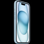 iPhone 15 Silicone Case with MagSafe - Light Blue,Model A3123