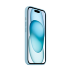 iPhone 15 Silicone Case with MagSafe - Light Blue,Model A3123