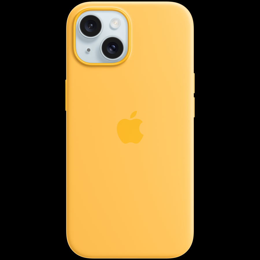 iPhone 15 Silicone Case with MagSafe - Sunshine,Model A3123