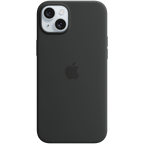 iPhone 15 Plus Silicone Case with MagSafe - Black,Model A3124