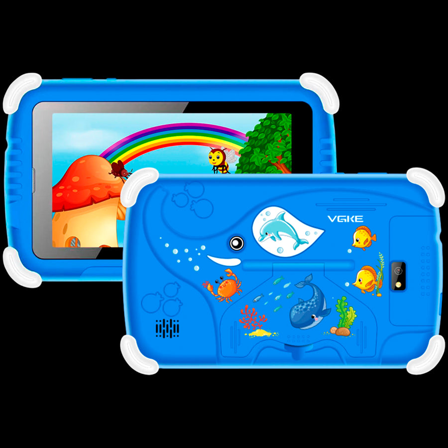 VGKE 7" IPS Kids Tablet - Mediatek MT6735 CPU, 1GB RAM, 16GB Storage, 3G + Wifi, Bluetooth 4.0, Android