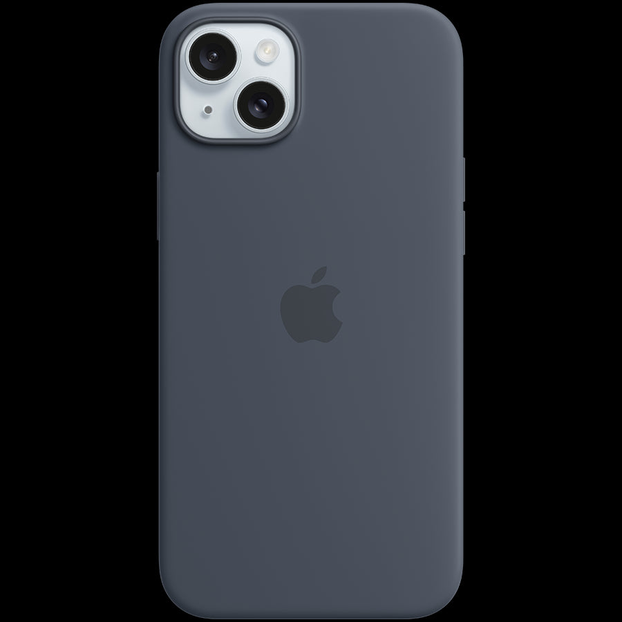 iPhone 15 Plus Silicone Case with MagSafe - Storm Blue,Model A3124