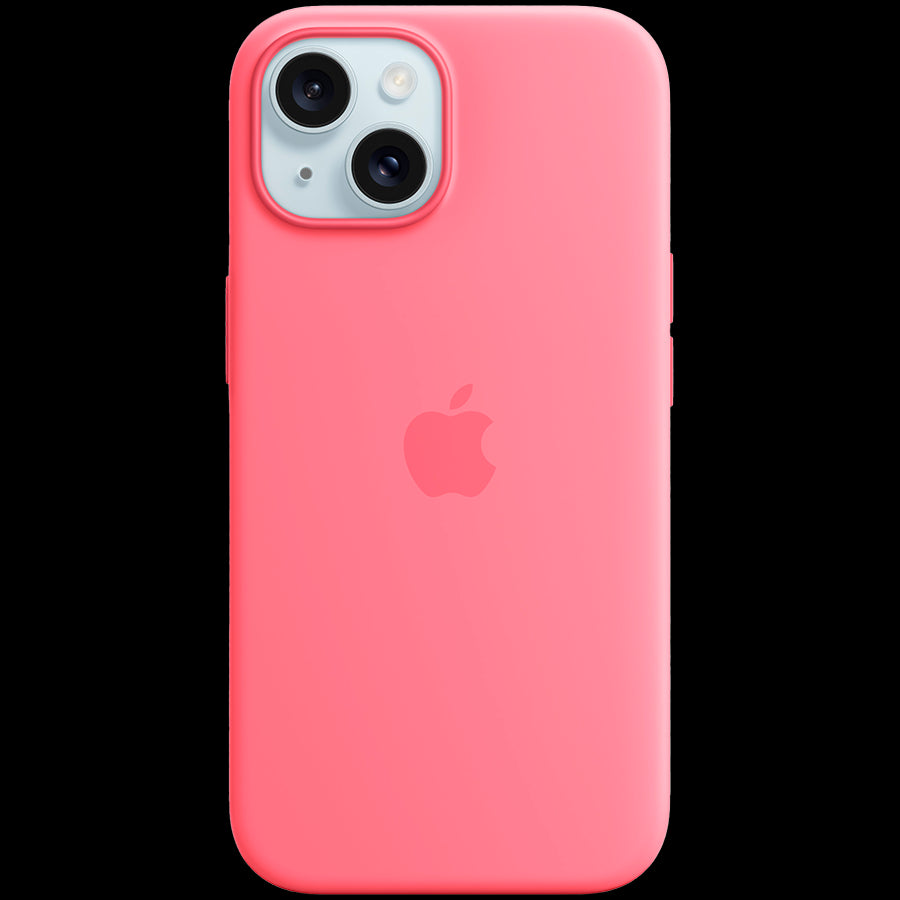 iPhone 15 Silicone Case with MagSafe – Pink, Model A3123