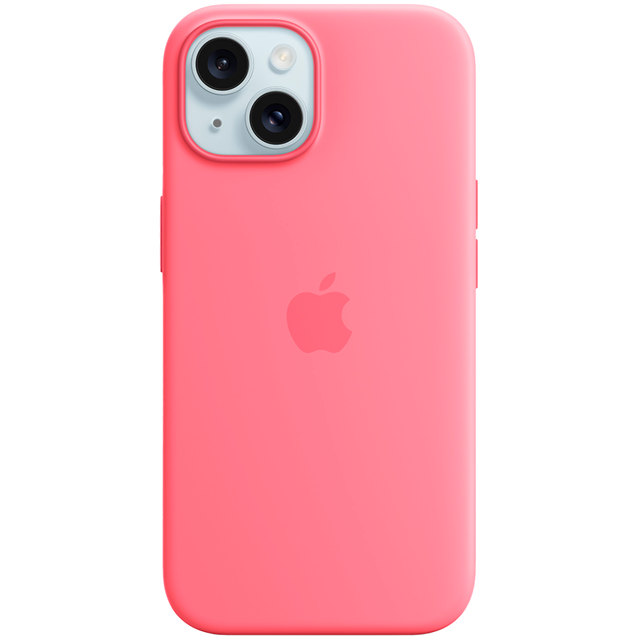 iPhone 15 Silicone Case with MagSafe Ð Pink, Model A3123
