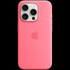 iPhone 15 Pro Silicone Case with MagSafe - Pink,Model A3125