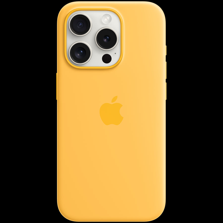 iPhone 15 Pro Silicone Case with MagSafe - Sunshine,Model A3125