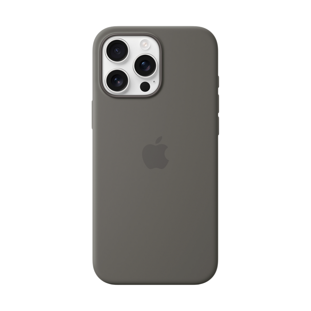 iPhone 16 Pro Max Silicone Case with MagSafe - Stone Gray,Model A3316