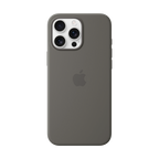 iPhone 16 Pro Max Silicone Case with MagSafe - Stone Gray,Model A3316