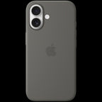 iPhone 16 Silicone Case with MagSafe - Stone Gray,Model A3313