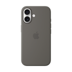 iPhone 16 Silicone Case with MagSafe - Stone Gray,Model A3313
