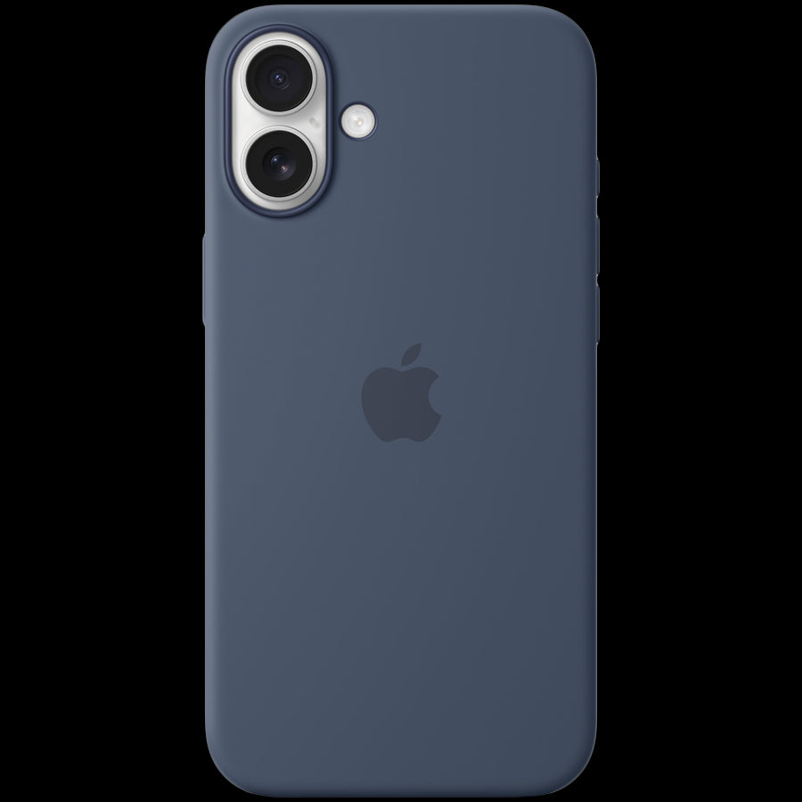 iPhone 16 Plus Silicone Case with MagSafe - Denim,Model A3314