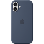 iPhone 16 Plus Silicone Case with MagSafe - Denim,Model A3314
