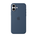 iPhone 16 Plus Silicone Case with MagSafe - Denim,Model A3314