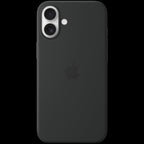 iPhone 16 Plus Silicone Case with MagSafe - Black,Model A3314