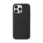 iPhone 16 Pro Max Silicone Case with MagSafe - Black,Model A3316