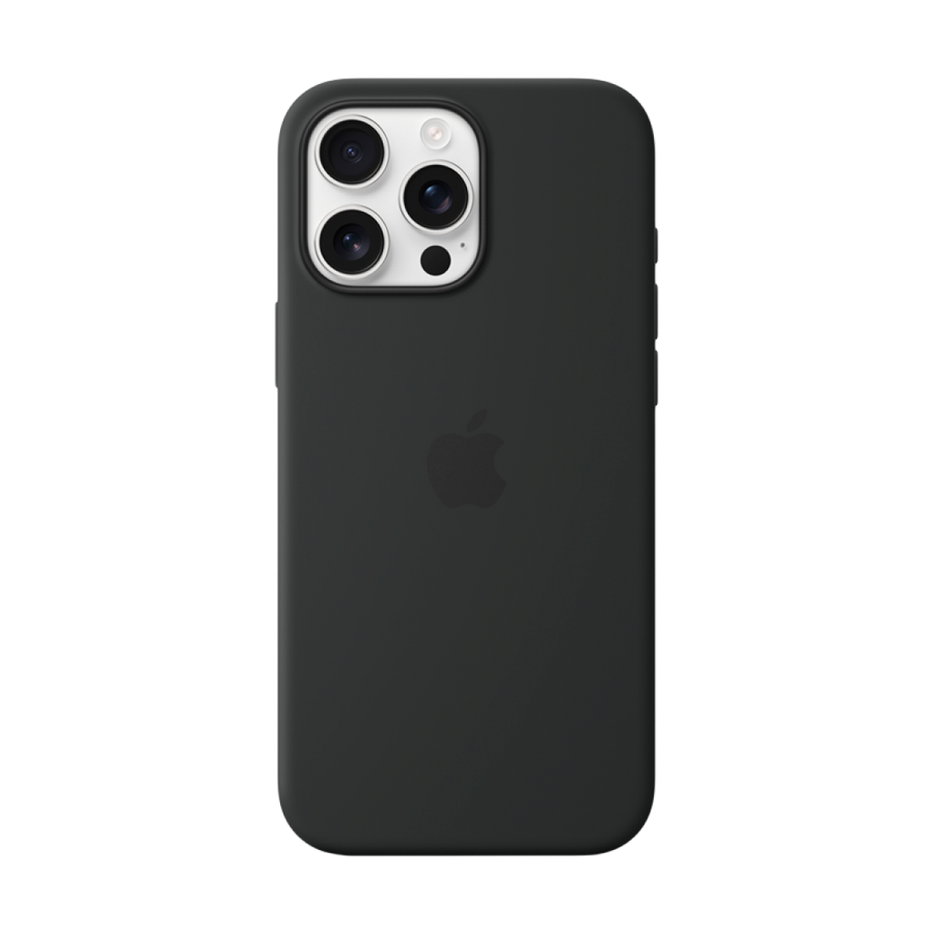 iPhone 16 Pro Max Silicone Case with MagSafe - Black,Model A3316