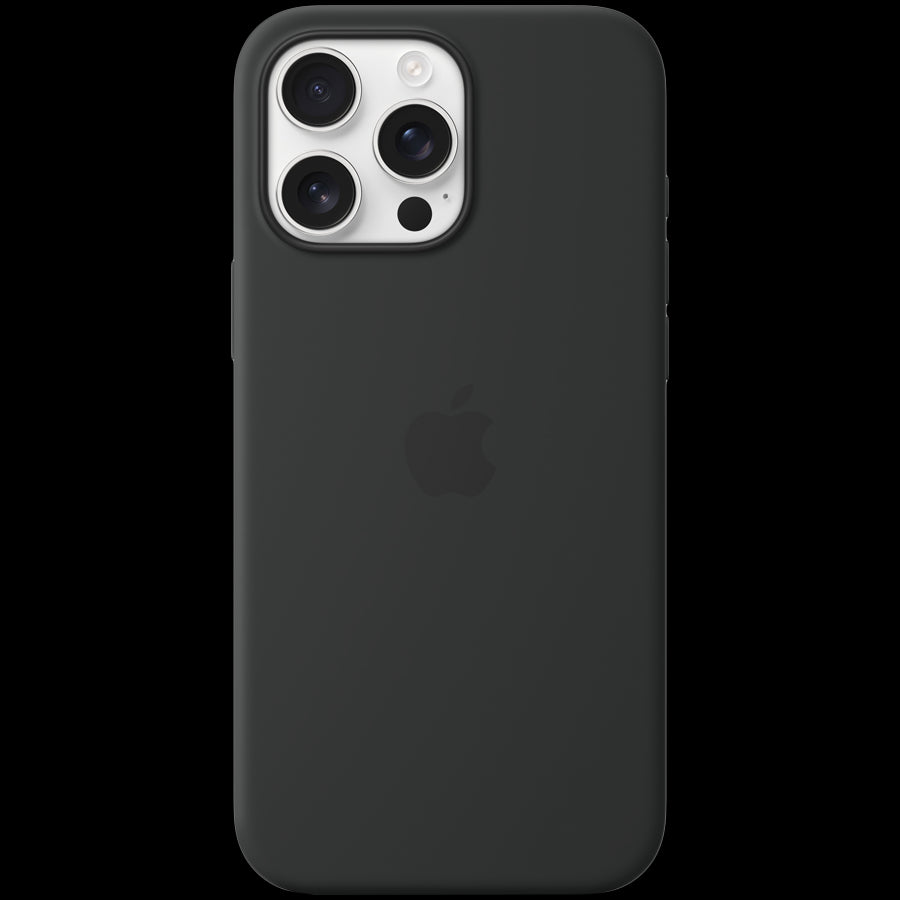 iPhone 16 Pro Max Silicone Case with MagSafe - Black,Model A3316