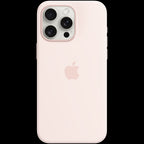 iPhone 15 Pro Max Silicone Case with MagSafe - Light Pink,Model A3126