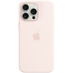iPhone 15 Pro Max Silicone Case with MagSafe - Light Pink,Model A3126