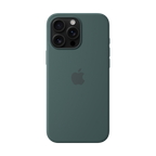 iPhone 16 Pro Max Silicone Case with MagSafe - Lake Green,Model A3316