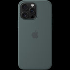 iPhone 16 Pro Max Silicone Case with MagSafe - Lake Green,Model A3316