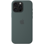 iPhone 16 Pro Max Silicone Case with MagSafe - Lake Green,Model A3316