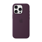 iPhone 16 Pro Silicone Case with MagSafe - Plum,Model A3315