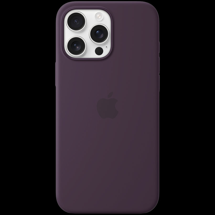 iPhone 16 Pro Max Silicone Case with MagSafe - Plum,Model A3316