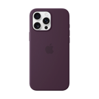 iPhone 16 Pro Max Silicone Case with MagSafe - Plum,Model A3316