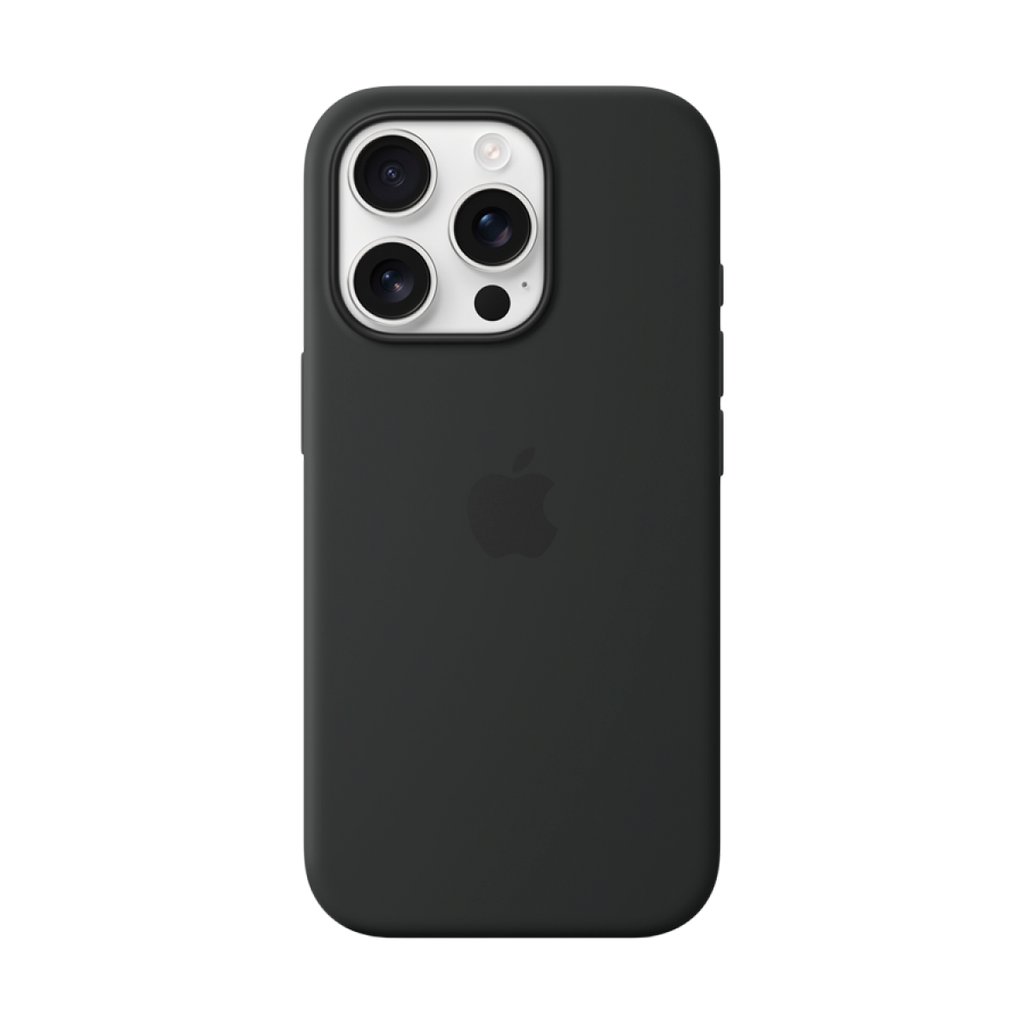 iPhone 16 Pro Silicone Case with MagSafe - Black,Model A3315