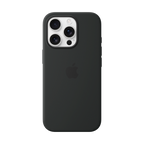 iPhone 16 Pro Silicone Case with MagSafe - Black,Model A3315