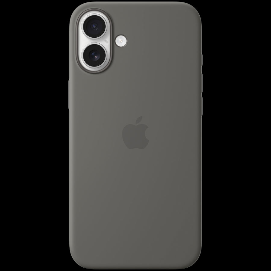iPhone 16 Plus Silicone Case with MagSafe - Stone Gray,Model A3314