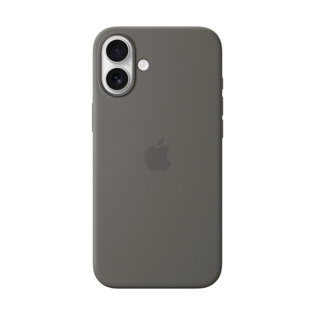 iPhone 16 Plus Silicone Case with MagSafe - Stone Gray,Model A3314