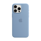iPhone 15 Pro Max Silicone Case with MagSafe - Winter Blue,Model A3126