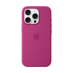 iPhone 16 Pro Silicone Case with MagSafe - Fuchsia,Model A3315