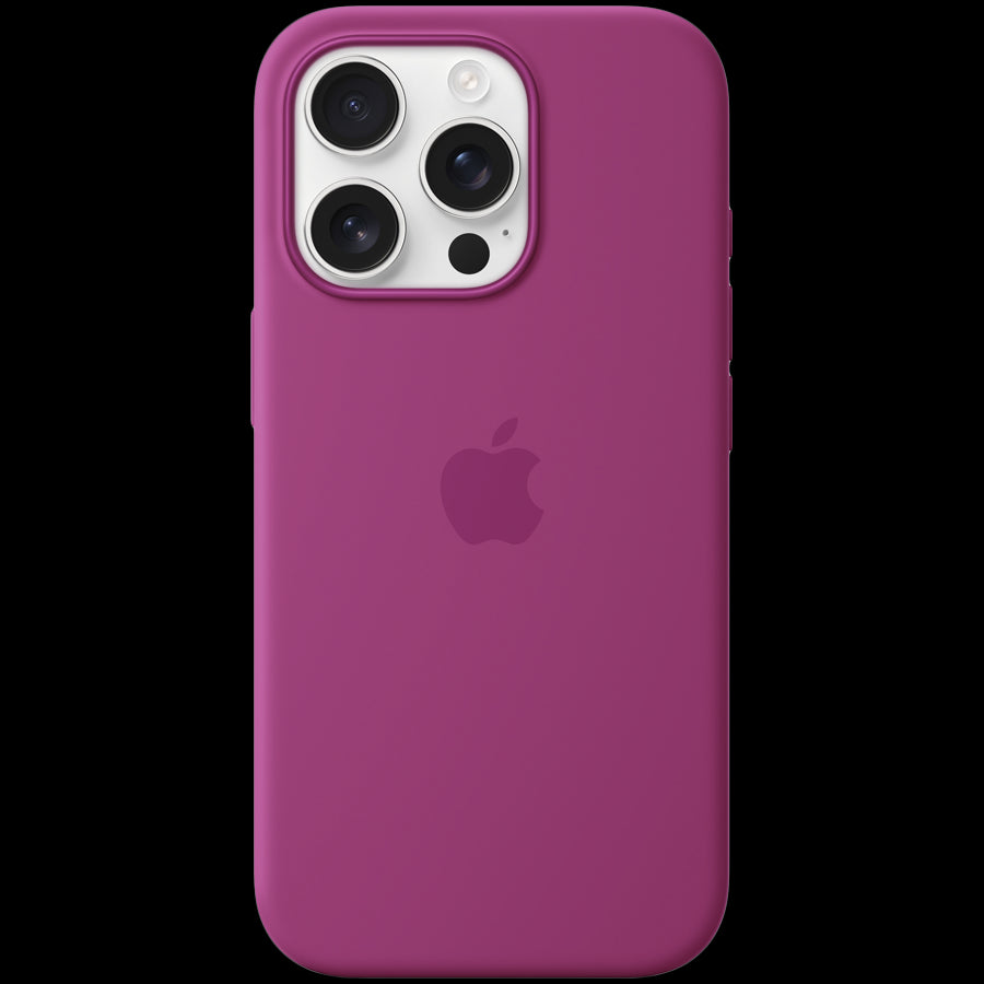 iPhone 16 Pro Silicone Case with MagSafe - Fuchsia,Model A3315