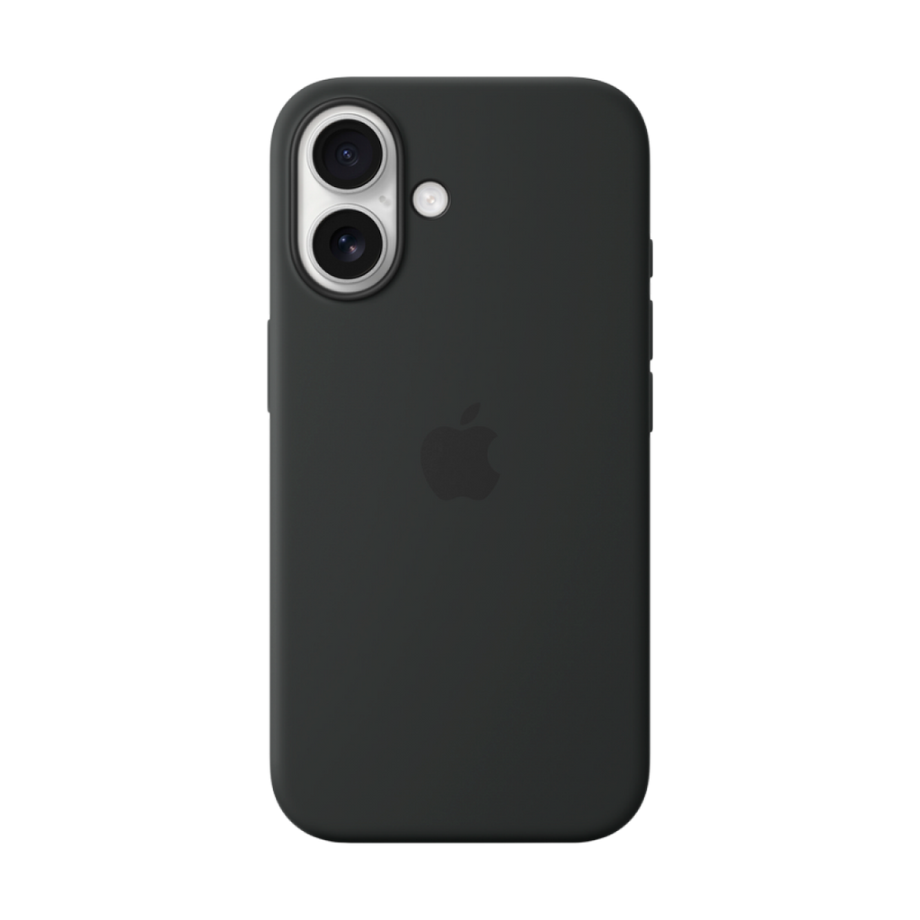 iPhone 16 Silicone Case with MagSafe - Black,Model A3313