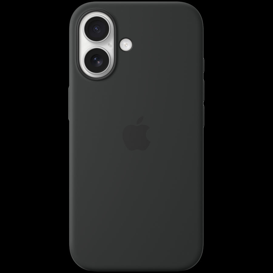 iPhone 16 Silicone Case with MagSafe - Black,Model A3313