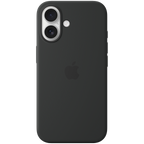iPhone 16 Silicone Case with MagSafe - Black,Model A3313