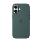 iPhone 16 Silicone Case with MagSafe - Lake Green,Model A3313