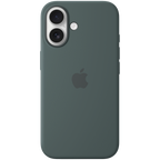 iPhone 16 Silicone Case with MagSafe - Lake Green,Model A3313