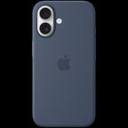 iPhone 16 Silicone Case with MagSafe - Denim,Model A3313
